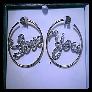 Hoop Earrings Swarovski Cryst / 925 /14kt Posts
